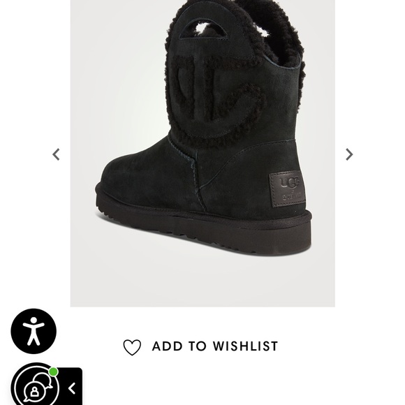 UGG x Telfar Logo Mini Sheepskin Boots - Picture 3 of 7